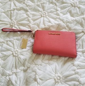 SOLD Michael Kors Jet Set Double Zip Wristlet